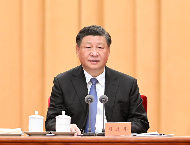 1月9日，中共中央總書記、國(guó)家主席、中央軍委主席習近平在(zài)中國(guó)共産黨第二十屆中央紀律檢查委員會第二次全體會議上(shàng)發表重要(yào / yāo)講話。